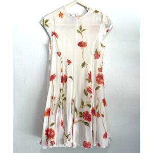 Maripier Italian dress retro Y2K floral romantic girls kids size 8